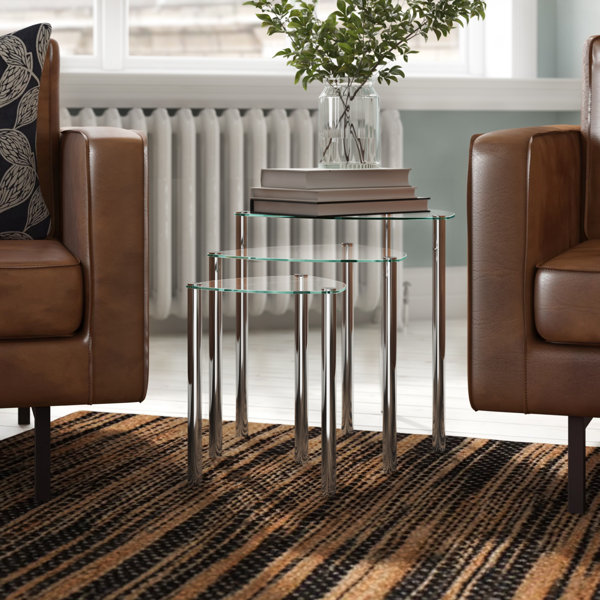 Metro Lane Arena 3 Piece Nest of Tables & Reviews Wayfair.co.uk